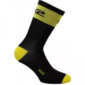 Short Logo Socks by SIXS - Yellow