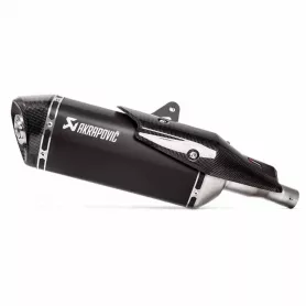 Akrapovic Slip-On Line Exhaust System (Titanium) for Honda X-ADV (2021-) - Black