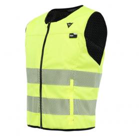 Chaleco Airbag Moto Dainese Smart Jacket para hombre - Amarillo flúor