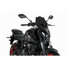 Puig New Generation touring screen for yamaha mt-07 2021 - Black
