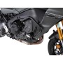 Engine protection bars with protection pad in black for Yamaha Tracer 9 / GT (2021)
