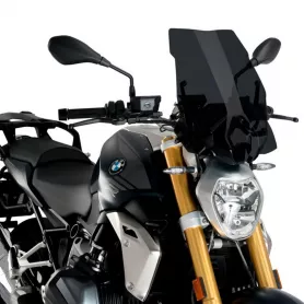 Cúpula Touring Carenabris Nueva Generación de Puig para BMW R 1250 R (2019-) sin soporte original - Ahumado oscuro