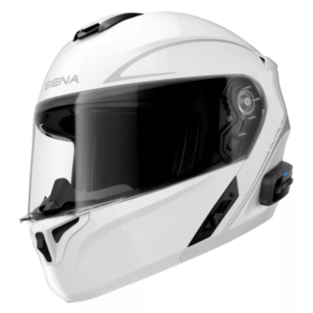 Casco modular sena Outrush R con intercomunicador integrado. (ECE 22-05) -  Tienda MotoCenter