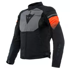 Chaqueta Dainese AIR FAST TEX - Negro-Rojo Fluor 