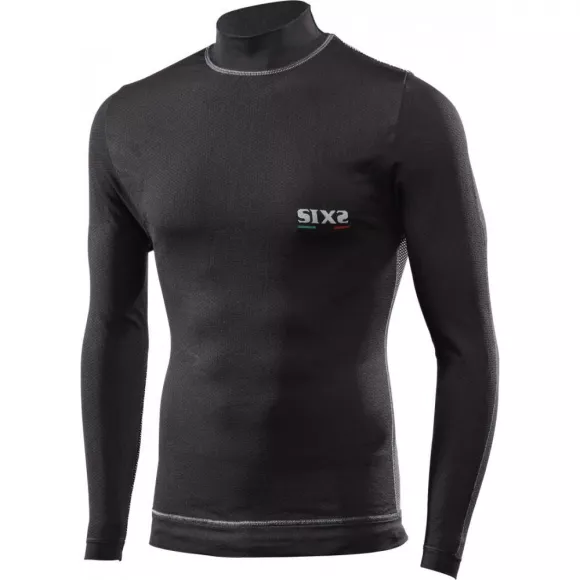 Camiseta Tecnica Manga Larga / Cuello Alto Windshell Plus Carbon Underwear® TS4+