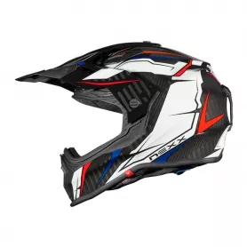 Casco Integral Nexx X.WRL ATIKA - Blanco-Rojo