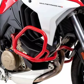 Barras de protección del motor para Ducati Multistrada V4 / S / S Sport (2021-) de Hepco&Becker - Rojo