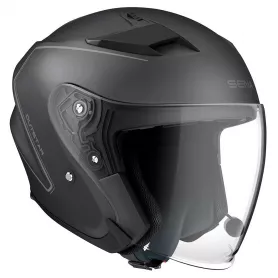 Casco Jet Sena Outstar S con Bluetooth 5.0 - Negro