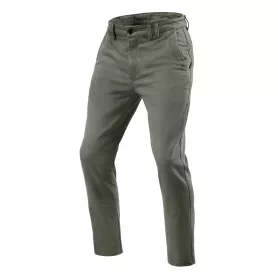 Pantalones Chinos Revit Dean Slim Fit - Verde Oliva