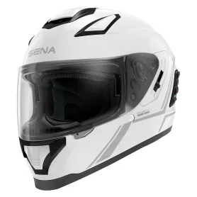 Casco Integral Sena Stryker con sistema de comunicación Mesh - Blanco