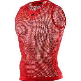 Camiseta interior sin mangas de malla SMR3 de Sixs - Rojo