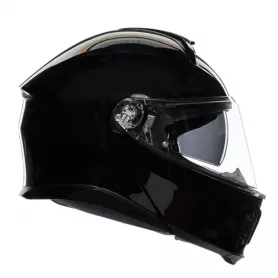 Casco TourModular de AGV E2206 Solid Monocolor - Negro