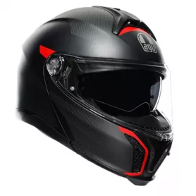 Casco TourModular de AGV E2206 Multi-Frequency - Negro