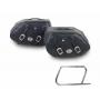Set of buffalo sandbrown saddlebags for hepcobecker saddlebag carrier tube