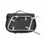 Set of buffalo sandbrown saddlebags for hepcobecker saddlebag carrier tube