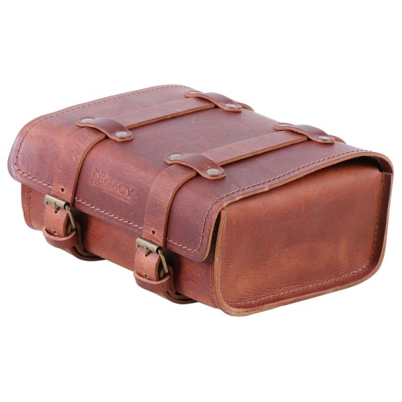 Bolsa trasera LEGACY de cuero  - negro de Hepco-Becker