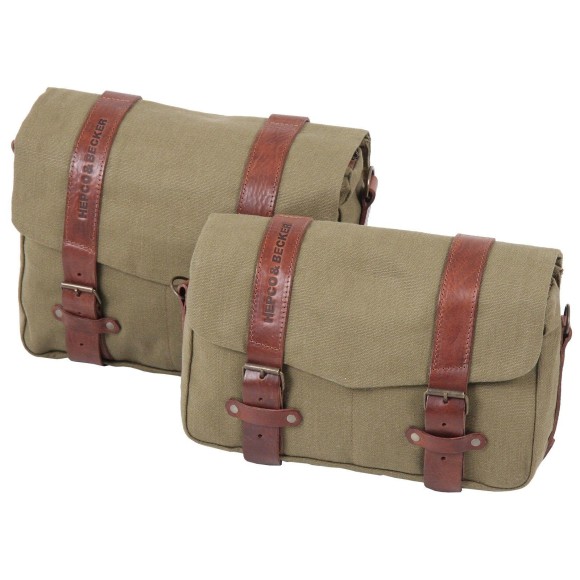 LEGACY M / M saddlebags in black for C-BOW straps Hepco & Becker