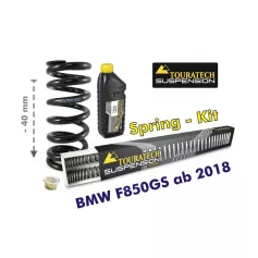 Kit reducción de altura -25/-40mm con Muelles Progresivos de Recambio para BMW F850GS / ADV (2018-)