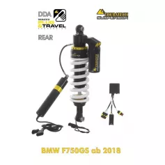 Tubo amortiguador de Touratech Suspension “detrás” para BMW F750GS desde 2018 DDA / Plug & Travel