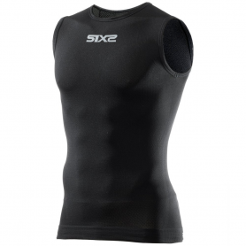 Camiseta Tecnica sin mangas Carbon Underwear® SMX - Negro