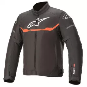 Chaqueta Alpinestars T-SP S Waterproof - Negro-Rojo Fluor 