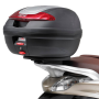 Rear adapter Monolock E349 for Piaggio Beverly 125 /300 /350 (10-20) by Givi