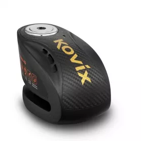 Candado disco moto KOVIX con alarma KNX6 - Negro