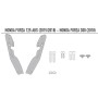 Specific adapter GIVI for Monokey® or Monolock® cases for Honda Forza 125 / 300 / Adventure 350 (2022-)
