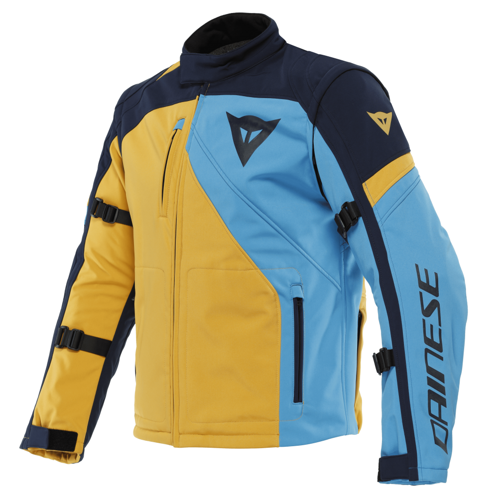 Chaqueta Dainese Tex. Amarilla/Azul y Negra - Tienda MotoCenter