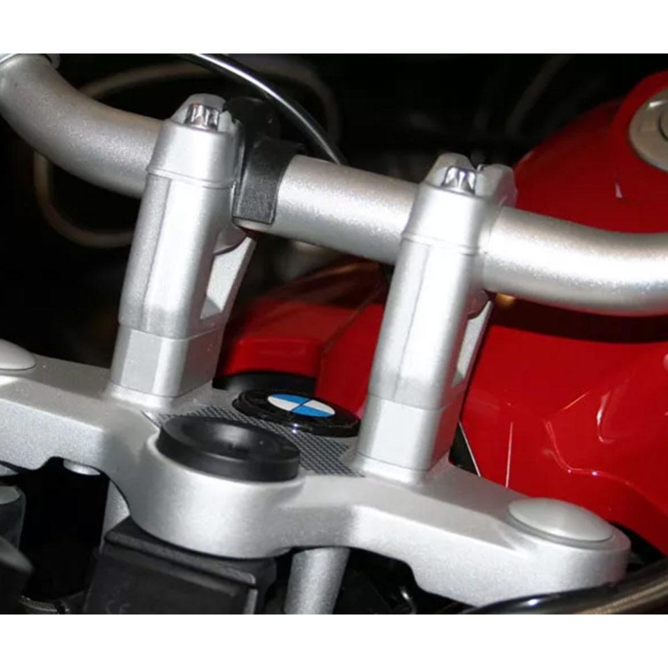 Elevadores De Manillar Para BMW R1200GS LC / ADV (2013-2019) - Aleación De Aluminio CNC, +30 Mm Altura, +25 Mm Retroceso