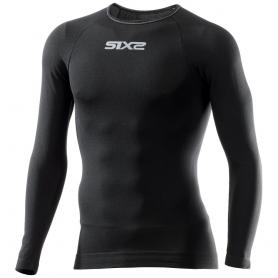 Long Sleeve / Crewneck Technical T-Shirt All Year Underwear® Charcoal TS2 - Black