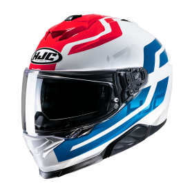 Casco Integral HJC i71 Enta - Blanco-Azul