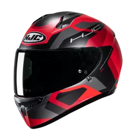 Casco Integral HJC C10 Tins - Negro-Rojo