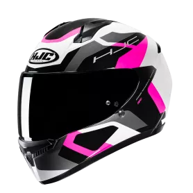 Casco Integral HJC C10 Tins - Negro-Rosa