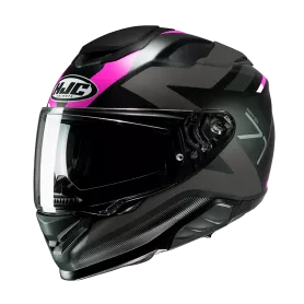 Casco Integral HJC RPHA 71 Pinna - Negro-Rosa