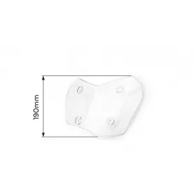 Touring Sunvisor PUIG for BMW 750 GS (2018-2023) with OEM Sport Sunvisor - Dark smoked