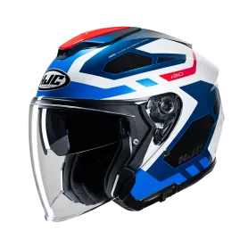 Casco Jet HJC i30 ATON - Blanco-Azul