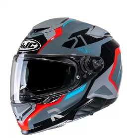 Casco integral HJC Rpha 71 Hapel - Negro-Rojo