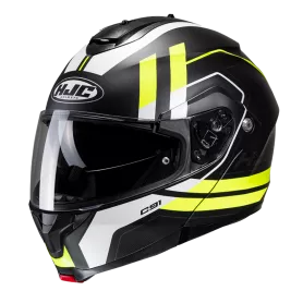 Casco Modular HJC C91 Octo - Negro-Amarillo