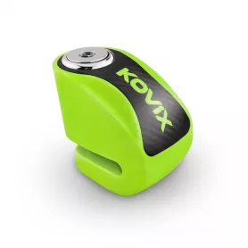 Candado disco moto KNN1-BM (6mm) KOVIX - Verde Fluor