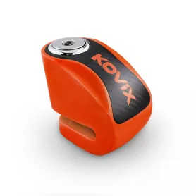 Motorcycle disc padlock KNN1-BM (6mm) KOVIX - Fluor Orange