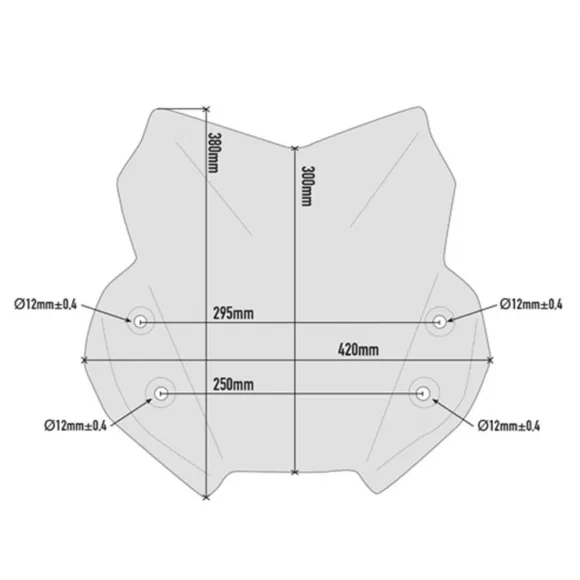 Cúpula Ahumada para Susuki DL 650 V-Strom (17-22) de Givi