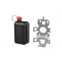 ZEGA Evo accessory bracket set, including bottle holder for water bottle Touratech