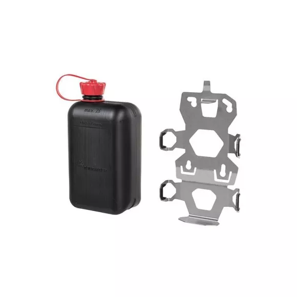 ZEGA Evo accessory bracket set, including bottle holder for water bottle Touratech
