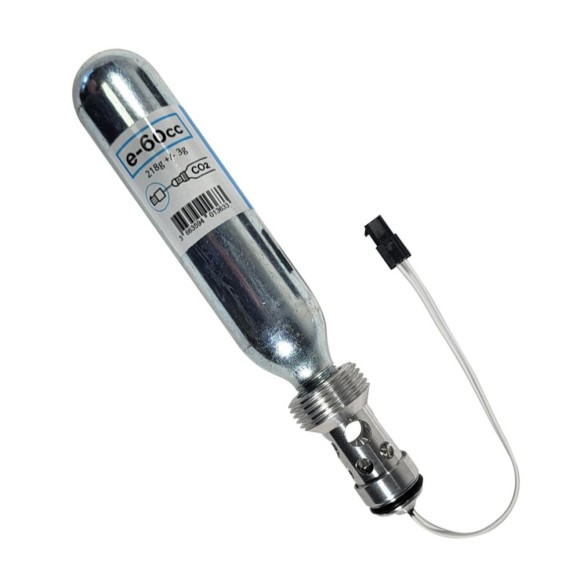 CO2 Cartridge for Electronic Airbag Vest from Helite with Clip Type Connector
