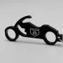 Key ring bottle opener by Motocenter Company