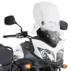 Cúpula Airflow específica transparente para Suzuki DL 650 V-Strom L2-L3-L4-L5-L6 (11 - 16) **extensible** de GIVI