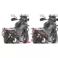 Portamaletas lateral de fijación rápida para maletas MONOKEY® para Suzuki DL650 V-Strom (17-) de GIVI