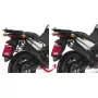 Portamaletas lateral para maletas MONOKEYÂ® para Suzuki DL650 V-Strom L2-L3-L4-L5-L6 (11-16) de GIVI