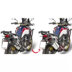 Portamaletas lateral de fijación rápida para maletas Monokey® para Honda CRF1000L Africa Twin (16-17) de GIVI